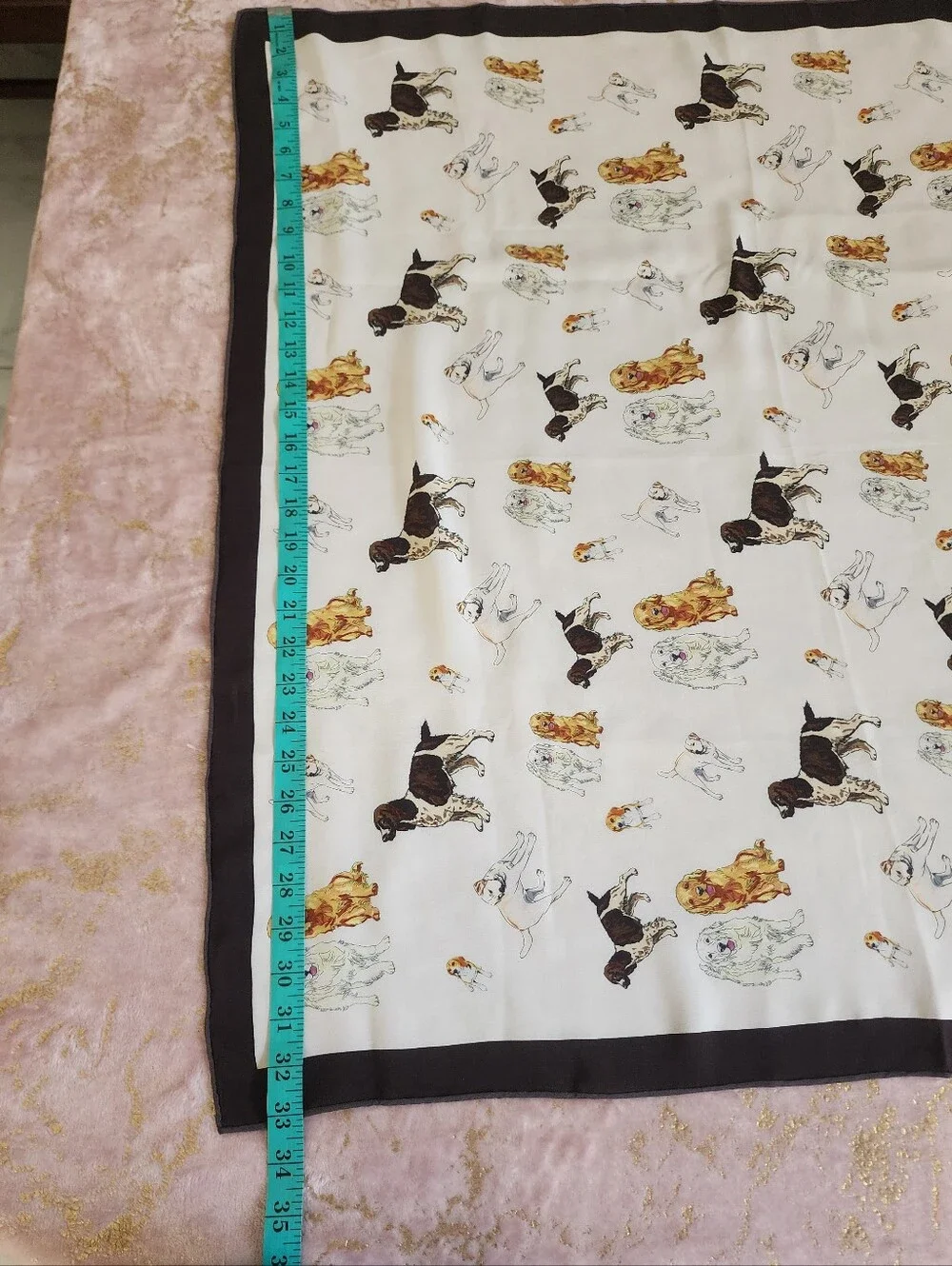 DUBARRY | Dog Print Silk Scarf